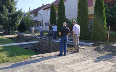 Megújul a Váci M. melletti járdaszakasz