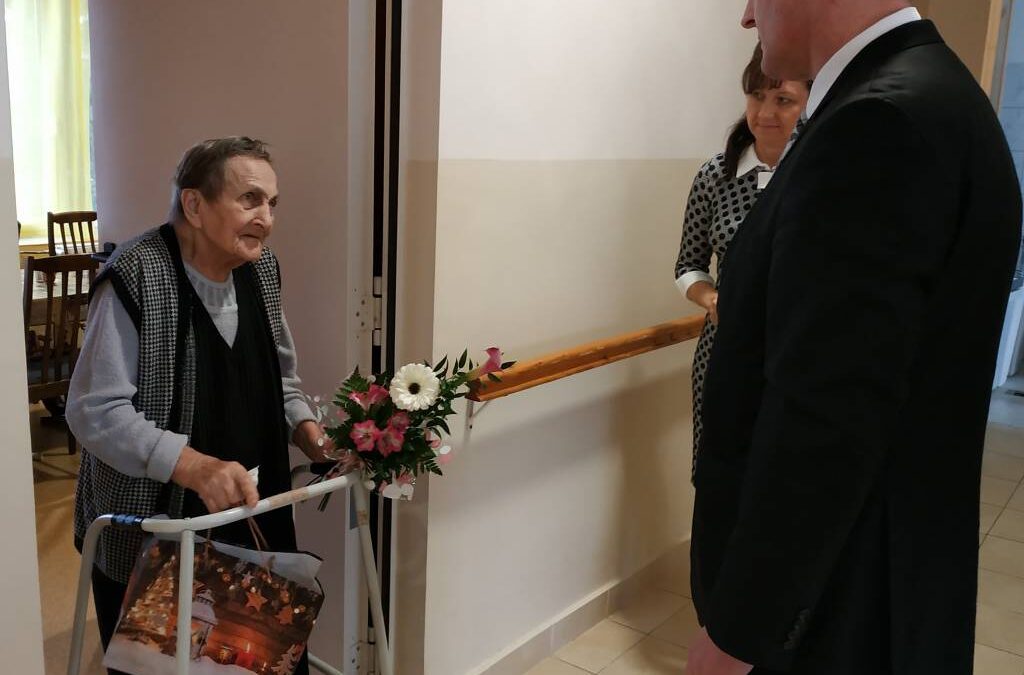 Encs legidősebb polgárának köszöntése