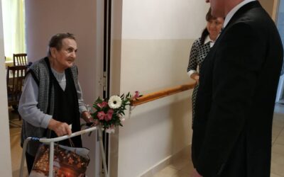Encs legidősebb polgárának köszöntése