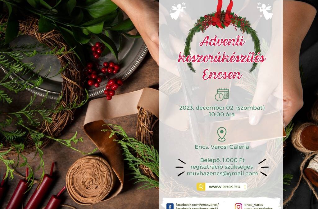 Készítsd el a saját adventi koszorúdat!